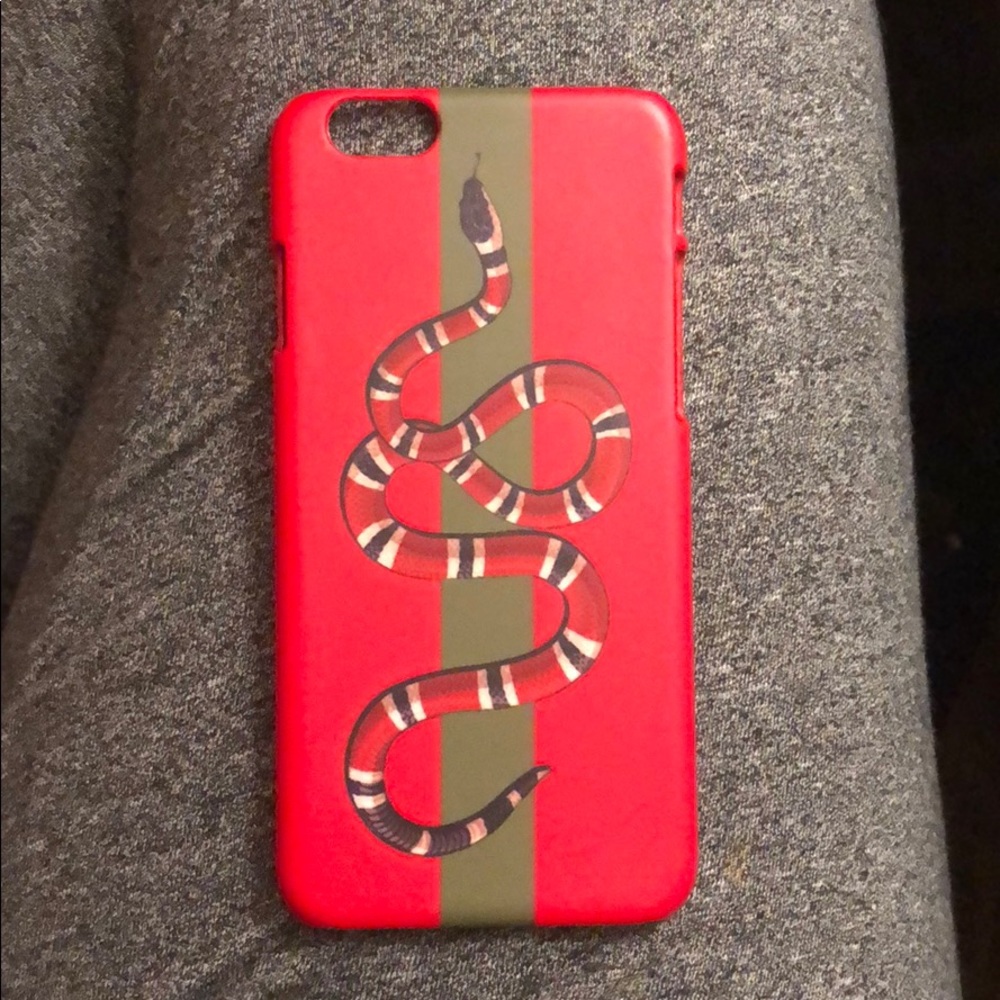 Gucci snake I phone 6 plastic case
